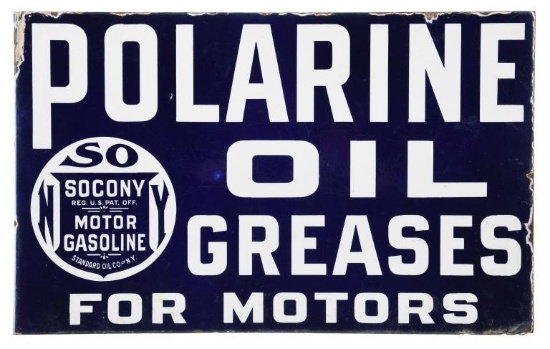 Early Socony Polarine Grease Sign