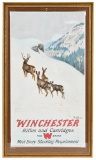 Winchester Rifles & Cartridges Poster