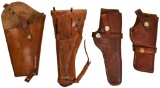Lot Of 4 Leather Holsters