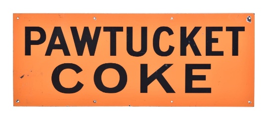 Pawtucket Coke Porcelain Sign