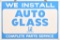 PPG We Install Auto Glass Porcelain Sign