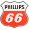 Phillips 66 (red & white) Porcelain Sign