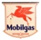 Mobilgas w/Pegasus in Shield Metal Sign