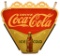 Drink Coca-Cola Ice Cold w/bottle Metal Sign