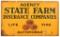 State Farm Insurance Company Metal Sign