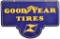 Goodyear Tires w/both logos Porcelain Sign