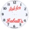 1930's Ask for Labatt's Porcelain Clock Face