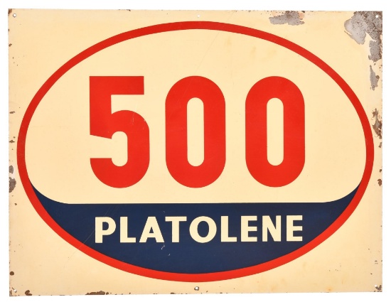 Platolene 500 Metal Sign