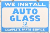 PPG We Install Auto Glass Porcelain Sign