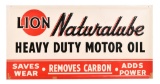 Lion Naturalube Heavy Duty Motor Metal Sign
