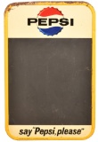 Pepsi Menu Board Metal Sign