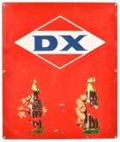D-X Porcelain Sign