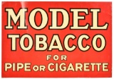 Model Tobacco Metal Sign
