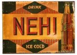 Drink Nehi Ice Cold w/bottle Metal Sign