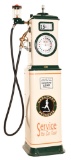 Bennett Model #150 Clock Face Gas Pump, Restored