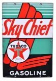 Texaco (white-T) Sky Chief Porcelain Sign