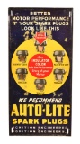 We Recommend Auto-Lite Spark Plugs Metal Sign