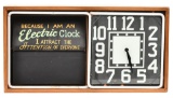 Action Ad Clock Neon