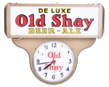 Deluxe Old Shay Beer-Ale Lighted Clock