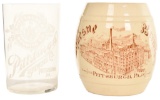 Pittsburgh Beer Glass & Duquesne Pottery Mug,