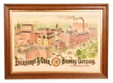 The Eberhardt & Ober Brewing Company Lithograph Print