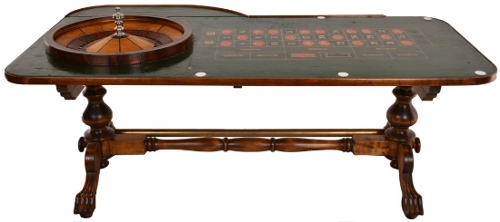 Early Roulette Gaming Table