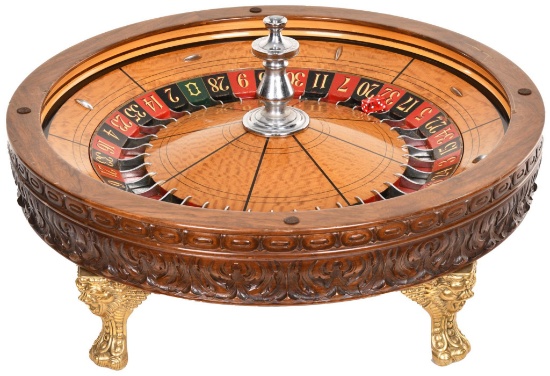 B.D. Wills & Co. Table Top Roulette Wheel