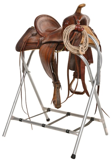 Connolly Bros. Billings Mont. Leather Roping Saddle