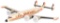 Lockheed Constellation TWA N71060 Metal Travel Agency Display
