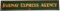 Railway Express Agency (green) Porcelain Sign