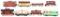 8-Lionel Standard Gauge 515, 212, 217, 513, 4351, 65784