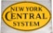 New York Central System Metal Sign