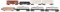 8-Lionel O Gauge Cars, 2-3462 milk cars, 2855, 6555, 2555