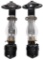 2-Railroad Passenger Car Kerosene Lamps