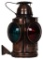 Handlan 4-Way Copper Railroad Switch Lantern B&O RR.