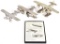 3-Metalcraft Airplane Models Assemble & Framed Ad