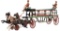 Cast Iron Three Team Ladder Wagon