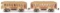 Lionel O Gauge #610 Pullman & #612 Observation Car