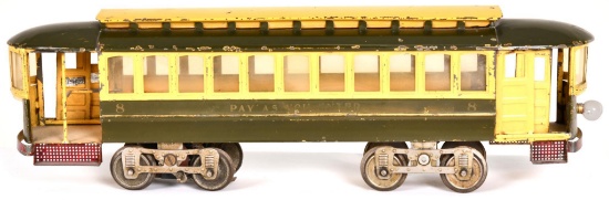 Lionel Standard Gauge Model #8 Trolley "Pay As You Enter"