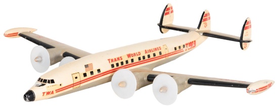 Lockheed Constellation TWA N71060 Metal Travel Agency Display