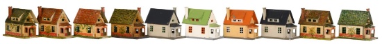10-Lionel 184 & 185 Bungalow Metal Buildings