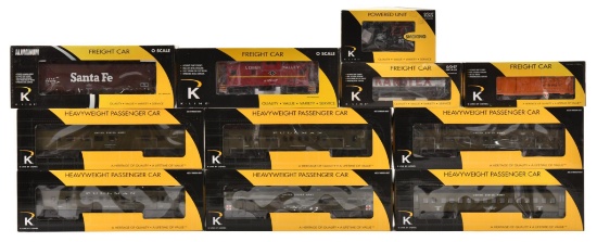 11-Lionel K-Line Passenger & Freight Cars NIB