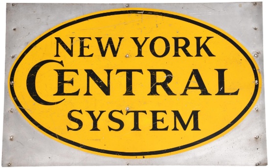 New York Central System Metal Sign