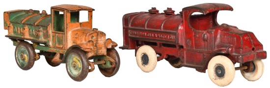 Champion & Kenton Cast Iron Gas & Oil Delivery Trucks