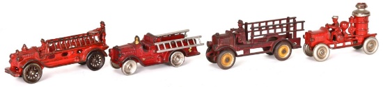 4-Cast Iron ladder & Fire Engine Vehicles