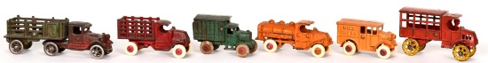 6-Different Cast Iron Trucks