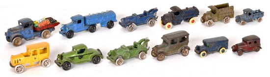 10-Different Cast Iron Vehicles