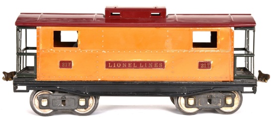 Lionel Standard Gauge #217 Caboose (type I)