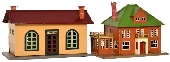 Lionel 127 Station (type II) & 190 Villa