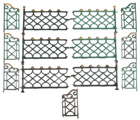 3-Kenton Ornate Cast Iron fencing sets
